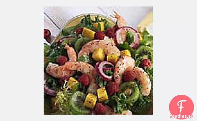 Ensalada de Camarones con Frutas Frescas