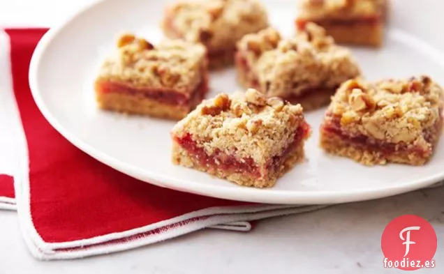 Cuadrados de Mermelada de Fresa