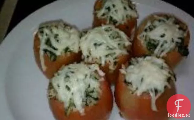 Tazas De Tomate De Arroz Y Espinacas
