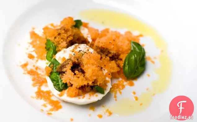 Ensalada Caprese Congelada Con Granizado De Tomate De Herencia