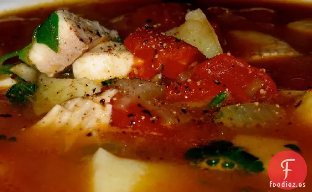 Cenas Sencillas: Sopa De Pescado Y Ostras Ahumadas