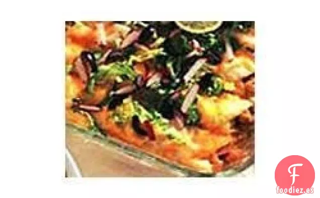 Enchiladas de Pollo con Salsa de Chile Verde Cremoso