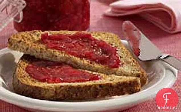 ASEGÚRESE.GELATINA para Menos o Nada de Azúcar-Mermelada de Frambuesa Roja para Congelador