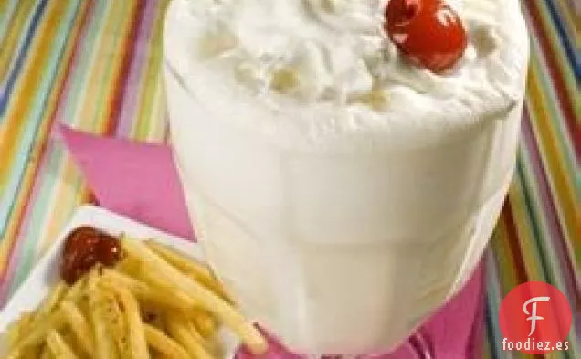 Batido de Malta de Vainilla Estilo Fuente