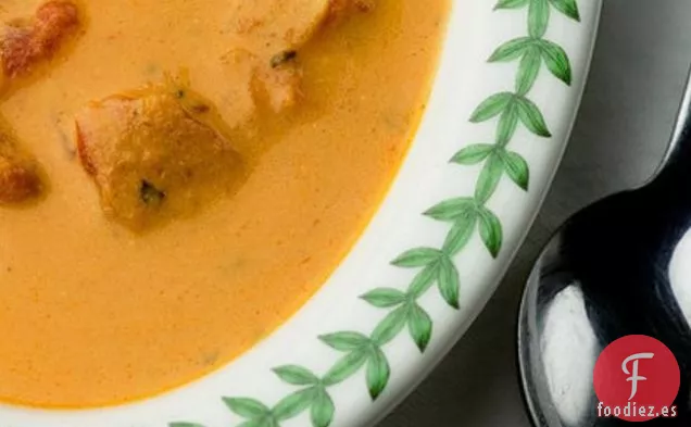 Sopa de Gorgonzola de Tomate