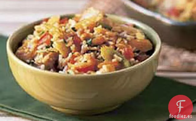 Pilaf de Arroz de Cerdo con Especias