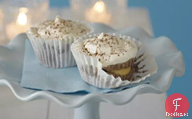 Cupcakes de Crema de Chocolate sin Hornear