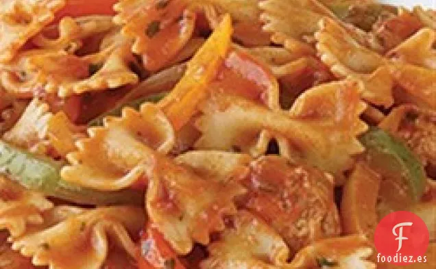 Corbatas De Lazo Contadina® En Salsa De Salchicha Y Pimienta