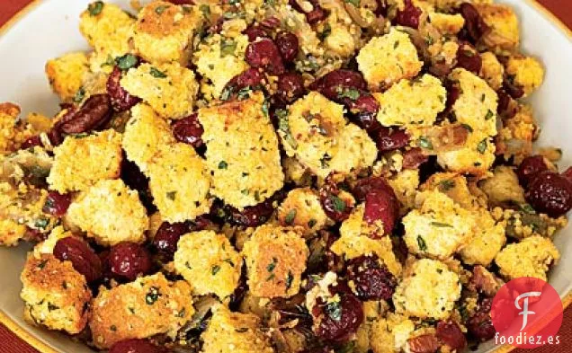 Relleno De Pan De Maíz Con Arándanos