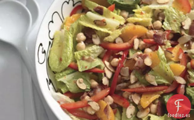 Ensalada de Garbanzos con Almendras Especiadas