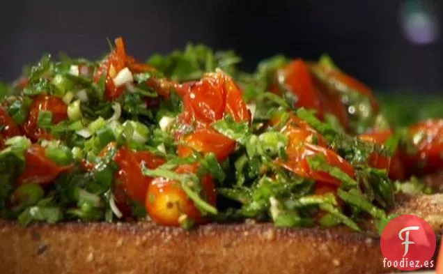 Bruschetta de Tomate Asado