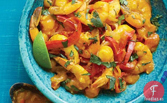 Camarones en Salsa Bahia
