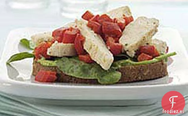 Bruschetta de Pollo Fácil