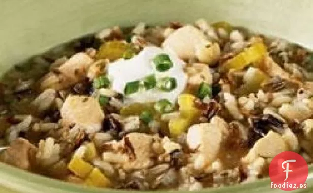Sopa de Arroz Con Pollo A Fuego Lento