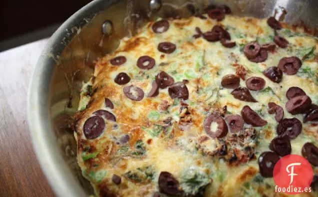 Frittata Con Queso, Tomates Secados Al Sol Y Albahaca