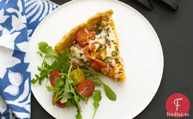 Receta De Tarta De Tomate Y Mozzarella De Herencia