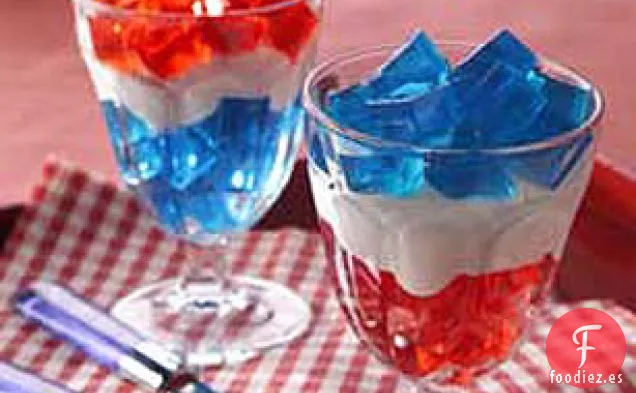 Parfaits Rojos, Blancos y Azules del Tío Sam