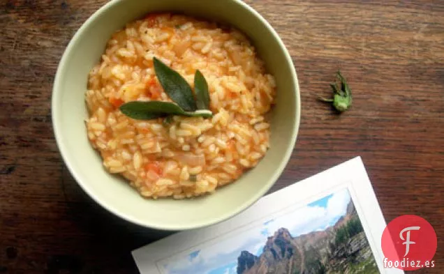 Risotto de Salvia y Tomate