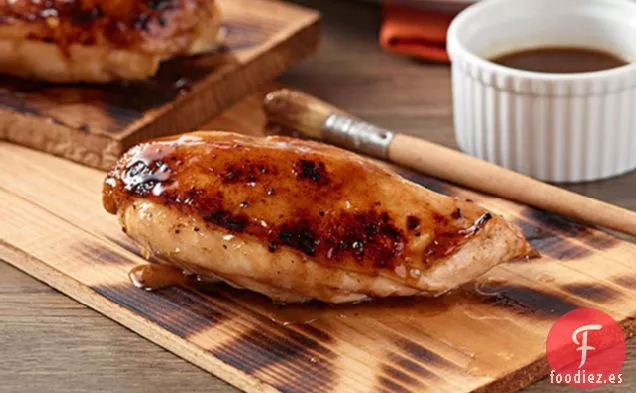 Pollo Aderezado Con Miel Y Tablones De Cedro