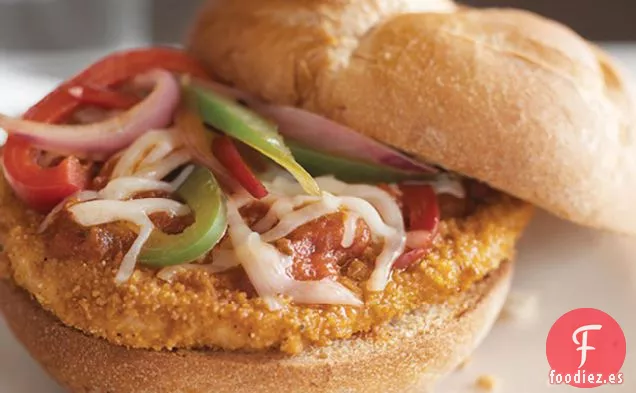 Sándwiches de Pollo Italianos Calientes