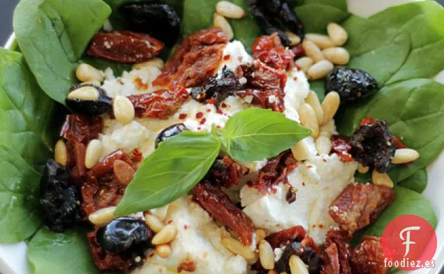 Tomates Secados Al Sol, Aceitunas Y Ricotta