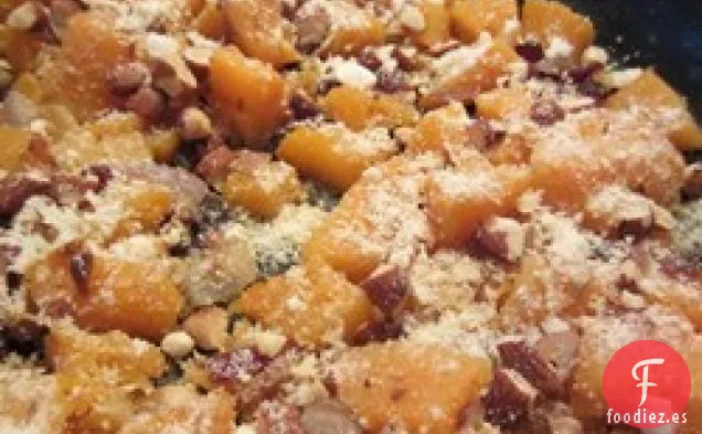 Calabaza con Arándanos y Almendras