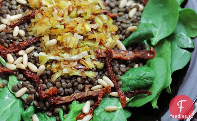 Lentejas, Tomates Secados Al Sol Y Puerros
