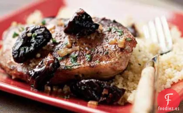 Cerdo con Especias de Canela y Ciruelas