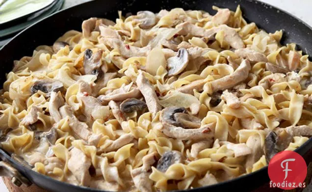 Sartén Cremosa de Pasta de Pollo