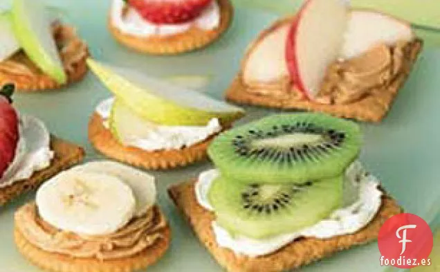 Sándwiches de Galletas con Cara Abierta