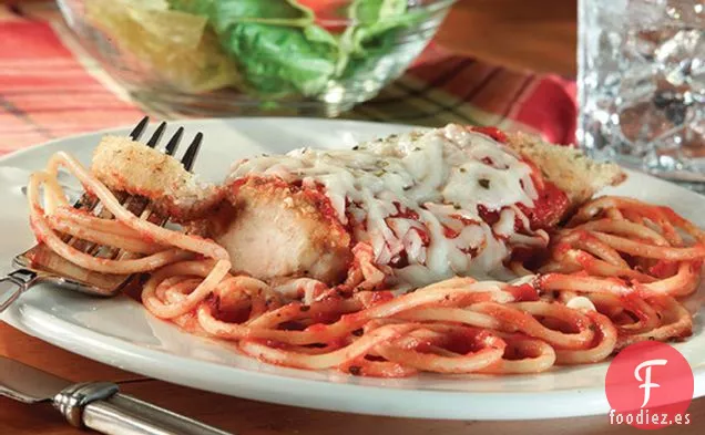 Pasta de Pollo con Parmesano