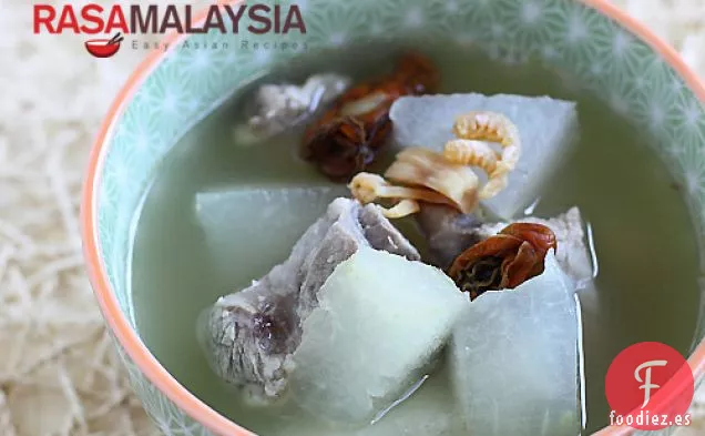 Receta de Sopa de Melón de Invierno