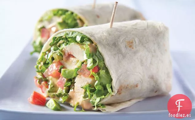 Envolturas de Pollo y Aguacate