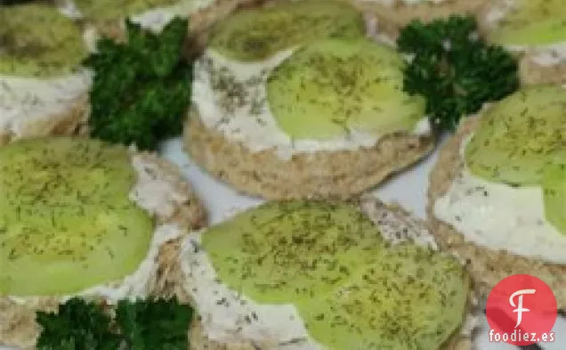 Sándwiches de Pepino de Verano