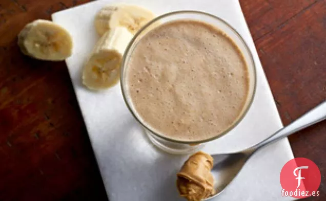 Batido de Mantequilla de Maní y Plátano