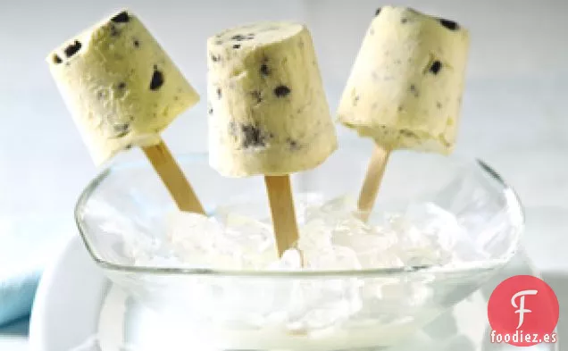 Pops de Budín de Crema y Galletas