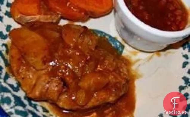 Chuletas de Cerdo a la Manzana