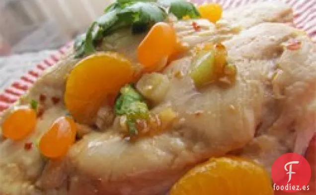 Salteado de Pollo a la Mandarina