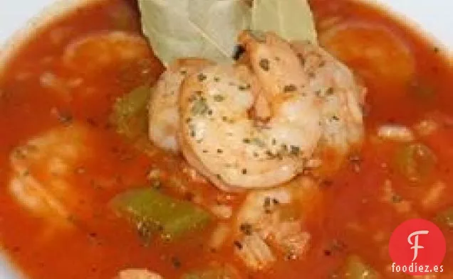 Sopa de Camarones Cajún de Big Ed