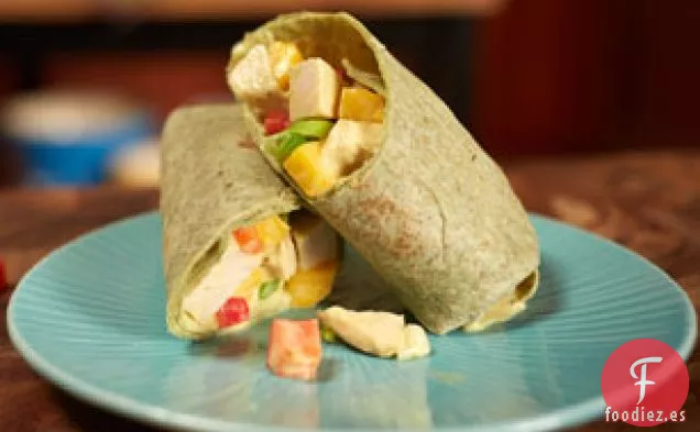 Envolturas de Ensalada de Mango y Pollo con LÁTIGO MILAGROSO