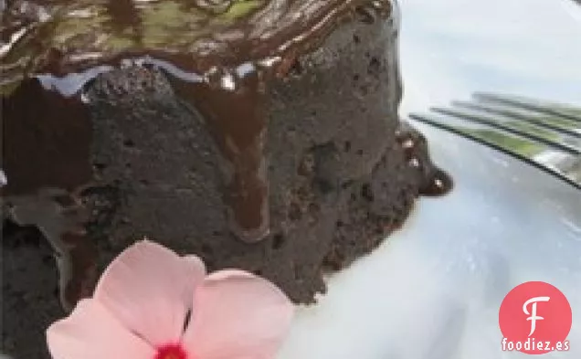 Pastel de Chocolate Mexicano/Caramelo Salado en una Taza