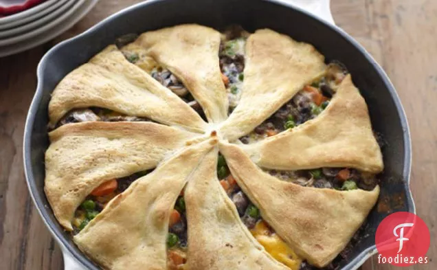 Hornear en Sartén de Carne de Res y Verduras