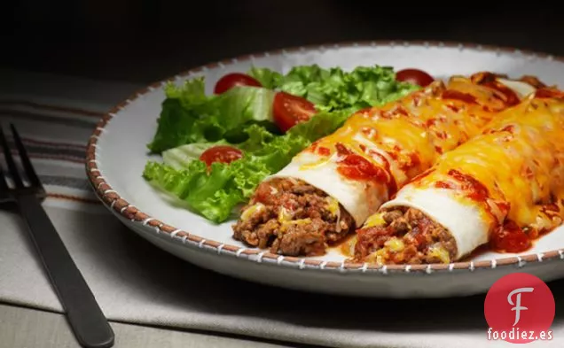 Enchiladas de Carne Molida con Queso - Mexicana Recetas