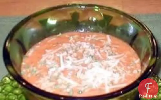 Sopa de Cangrejo de Tomate Fácil