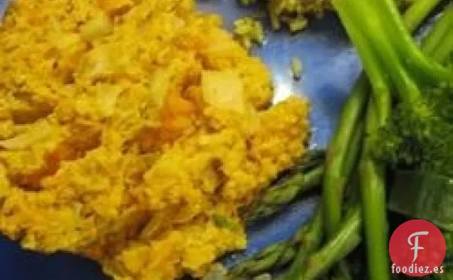 Pastel de Carne de Patata Dulce y Pavo