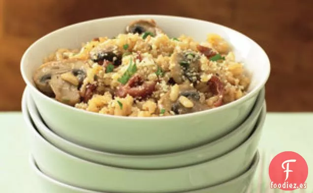 Risotto de Tomate Seco y Tocino