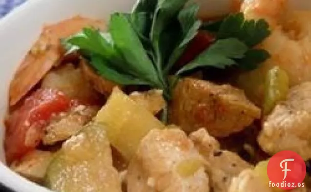 Jambalaya Bajo en Carbohidratos