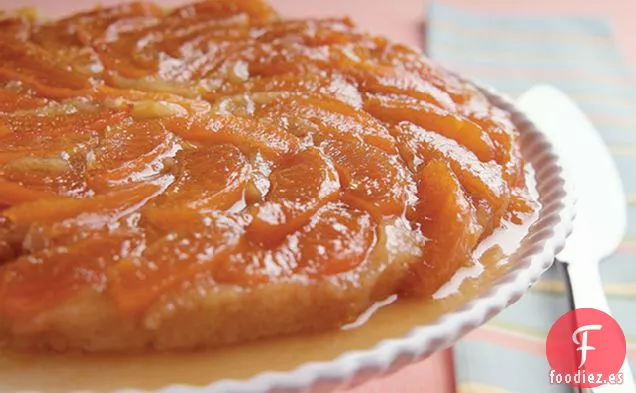 Pastel de Albaricoque Al Revés