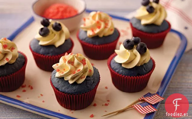 Cupcakes de Terciopelo Azul