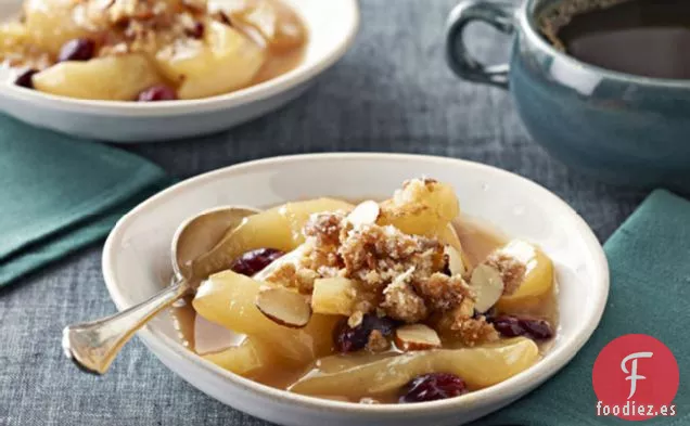 Crujiente de Pera y Arándano de Cocción Lenta